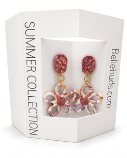 Blush Rainbow Drop Earrings