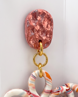 Blush Rainbow Drop Earrings