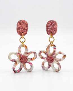 Blush Rainbow Drop Earrings