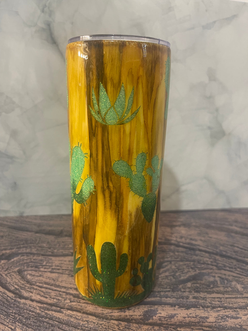 Peekaboo Cactus Tumbler - You're Not a Cactus, Drink Some Water