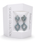 Ocean Mist Chandelier Drop Earrings - Seaside Collection
