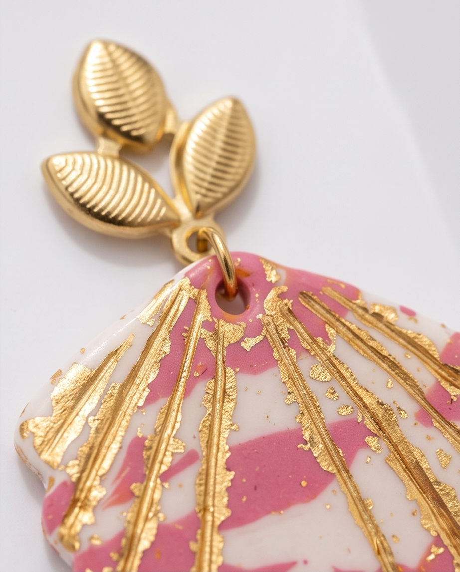 Sunset Shell Drop Earrings - Summer Collection