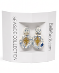 Seaside Palm Drop Earrings